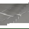 Mexen Kioto-XF perete de duș tip Walk-in cu ramă 140x110 cm, transparent 10 mm, nichel periat - 800-140-202-04-97-110-XF