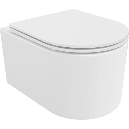 Mexen Sofia vas WC fără ramă cu capac cu închidere lentă, slim, duroplast, alb lucios - 30540300