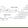 Grheja electrică Mexen Mars 500 x 400 mm, 300 W, aurie - W110-0500-400-2300-50