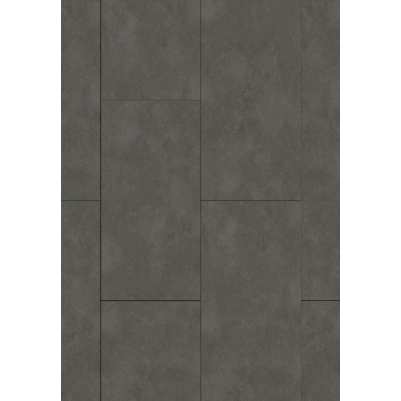 Mexen Steel Black vinil panel minta 610 x 305 mm SPC 6,5 mm, IXPE 1,5 mm alátét, 4 V-fuga, Kő - F1148-S