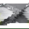 Mexen Mia szabadon álló sarokkád bal 160 x 80 cm, fehér, fehér túlfolyó - 52691608000L-20