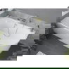 Mexen Mia cadă freestanding colț stânga 160 x 80 cm, albă, preaplin auriu periat - 52691608000L-55