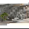 Mexen Omega cabină de duș culisantă 140 x 100 cm, transparentă, neagră + cadă Flat, alb - 825-140-100-70-00-4010B