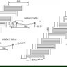 Mexen Helios fürdőszobai radiátor 1800 x 600 mm, 782 W, arany - W103-1800-600-00-50