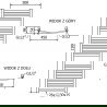 Mexen Helios fürdőszobai radiátor 1500 x 500 mm, 534 W, arany - W103-1500-500-00-50