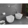Mexen Lena Rimless WC csésze lassan záródó slim ülőkével, duroplast, fényes fehér - 30220400