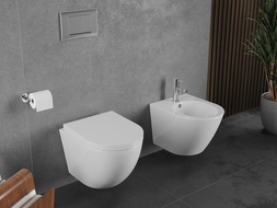 Mexen Lena wc cu bol Tornado fără margini cu capac cu cădere lentă, duroplast, alb lucios - 30220200T