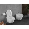 Mexen Lena WC Rimless Tornado cu capac slim cu cădere lentă, duroplast, alb lucios - 30220300T