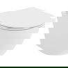 Mexen Lena WC rimless Tornado cu capac slim cu închidere lentă, duroplast, alb lucios - 30220400T