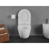 Mexen Lena WC rimless Tornado cu capac slim cu închidere lentă, duroplast, alb lucios - 30220400T