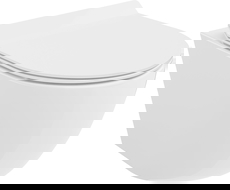 Mexen Lena vas WC fără margini Tornado cu scaun cu închidere lentă slim, duroplast, alb lucios - 30224000T