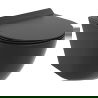 Mexen Lena vas wc Rimless Tornado cu capac slim cu închidere lentă, duroplast, negru mat - 30220185T