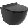 Mexen Lena vas wc Rimless Tornado cu capac soft-close slim, duroplast, negru mat - 30220185T