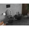 Mexen Lena vas wc Rimless Tornado cu capac soft-close slim, duroplast, negru mat - 30220185T