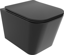 Mexen Teo vase WC Rimless Tornado cu capac soft close slim, duroplast, negru mat - 30850685T