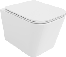 Mexen Teo vas WC fără margini Rimless Tornado cu capac slim cu închidere lentă, duroplast, alb lucios - 30850600T