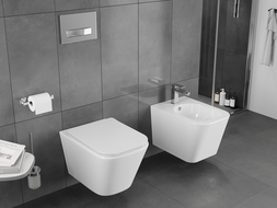 Mexen Teo vas WC fără margini Rimless Tornado cu capac slim cu închidere lentă, duroplast, alb lucios - 30850600T