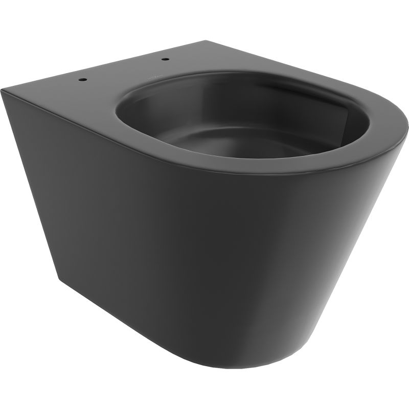 Mexen Rico vas wc Rimless Tornado, negru mat - 3372XX85T