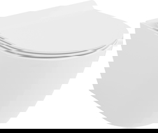 Mexen Carmen vas WC Rimless Tornado cu capac cu închidere lentă slim, duroplast, alb lucios - 30880100T