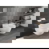 Mexen Carmen vas WC Rimless Tornado cu capac slim cu închidere lentă, duroplast, alb lucios - 30880100T