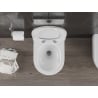 Mexen Carmen vas WC Rimless Tornado cu capac slim cu închidere lentă, duroplast, alb lucios - 30880100T