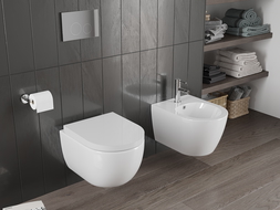 Mexen Carmen vas WC Rimless Tornado cu capac cu coborâre lentă, duraplast, alb lucios - 30880200T