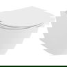Mexen Carmen vas de toaletă Rimless Tornado cu capac slim, duroplast, alb lucios - 30880400T