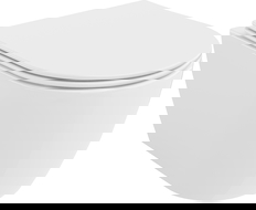 Mexen Carmen vas de toaletă Rimless Tornado cu capac slim, duroplast, alb lucios - 30880400T