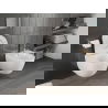 Mexen Carmen vas wc Rimless Tornado cu capac cu cădere lentă slim, duroplast, alb lucios - 30880500T