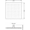 Mexen Uno DR02 beépíthető zuhany szett, Króm - 71435DR02-00