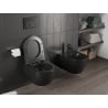 Mexen Carmen WC rimless Tornado cu capac cu coborâre lentă slim, duroplast, negru mat - 30881085T