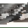 Mexen Carmen vas wc Rimless cu capac soft-close slim, duroplast, alb lucios - 30880500