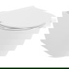 Mexen Carmen vas de toaletă Rimless cu capac cu închidere lentă slim, duroplast, alb lucios - 30880500
