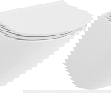Mexen Carmen WC cu sistem Rimless cu capac cu închidere lentă, slim, duroplast, alb lucios - 30880500