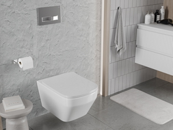 Mexen Riva vas WC Rimless Tornado cu capac cu cadere lentă slim, duroplast, alb lucios - 30630200T