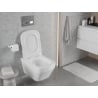 Mexen Riva vas wc Rimless Tornado cu capac slim cu închidere lentă, duroplast, alb lucios - 30630200T