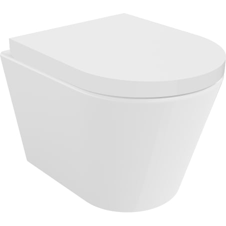 Mexen Rico perem nélküli WC csésze Rimless Tornado lecsapódásmentes kemény, duroplast, fényes fehér - 30720200T