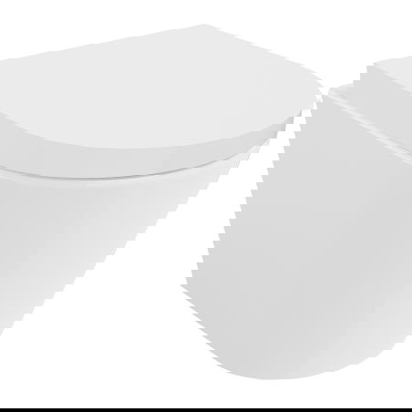 Mexen Rico toaletă WC Rimless Tornado cu capac cu închidere lentă, durabil, duroplast, alb lucios - 30720200T