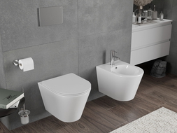 Mexen Rico Rimless Tornado WC-csésze, fehér fényes - 3372XX00T