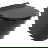 Mexen Rico vas wc Rimless Tornado cu capac cu coborâre lentă slim, duroplast, negru mat - 30720185T