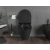 Mexen Rico vas wc Rimless Tornado cu capac cu coborâre lentă slim, duroplast, negru mat - 30720185T