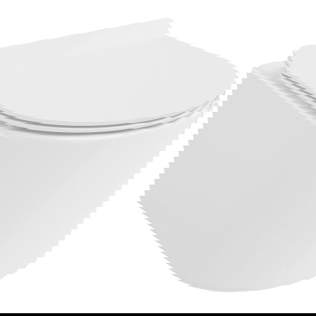 Mexen Sofia vas wc Rimless Tornado cu capac cu închidere lentă slim, duroplast, alb lucios - 30540100T
