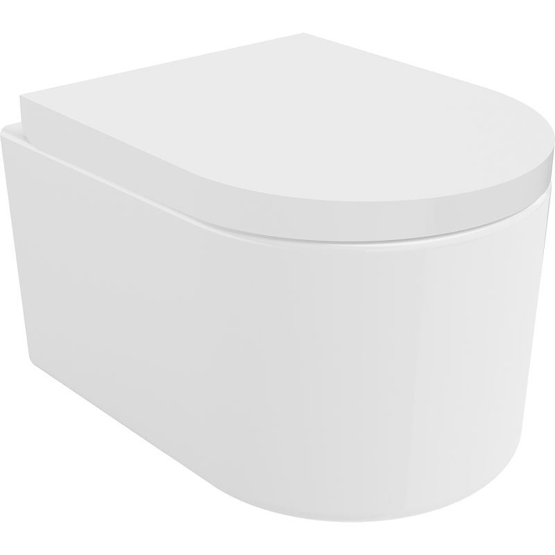 Mexen Sofia vas WC Rimless Tornado cu capac cu închidere lentă, duroplast, alb lucios - 30540200T
