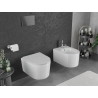 Mexen Sofia Rimless Tornado WC-csésze lassan záródó, vékony duroplaszt ülőkével, fényes fehér - 30540400T