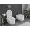Mexen Sofia Rimless Tornado WC-csésze lassan záródó, vékony duroplaszt ülőkével, fényes fehér - 30540400T
