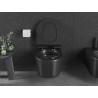 Mexen Sofia vateră WC Rimless Tornado cu capac slim cu închidere lentă, duroplast, negru mat - 30540185T