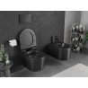 Mexen Sofia vateră WC Rimless Tornado cu capac slim cu închidere lentă, duroplast, negru mat - 30540185T