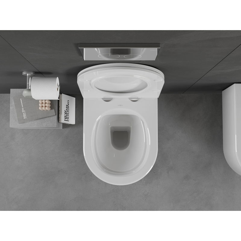 Mexen Sofia vas wc fără margini cu capac slim, duroplast, alb lucios - 30540500