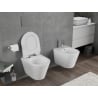 Mexen Rico vas WC Rimless Tornado cu capac soft-close slim, duroplast, alb lucios - 30720100T