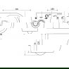Mexen Rico toaletă WC Rimless Tornado cu capac cu închidere lentă, durabil, duroplast, alb lucios - 30720200T